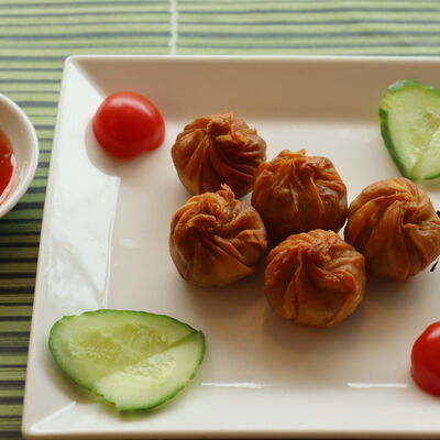 Gefrituurde siu mai (5st)