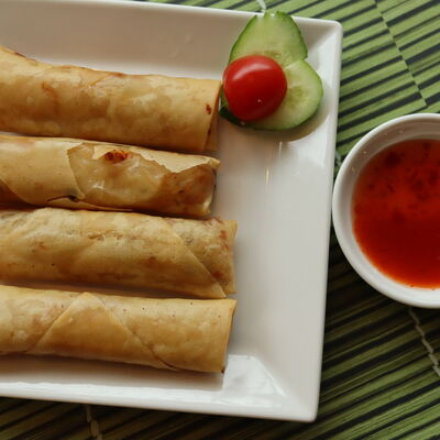 Vegetarische loempia’s (4st)